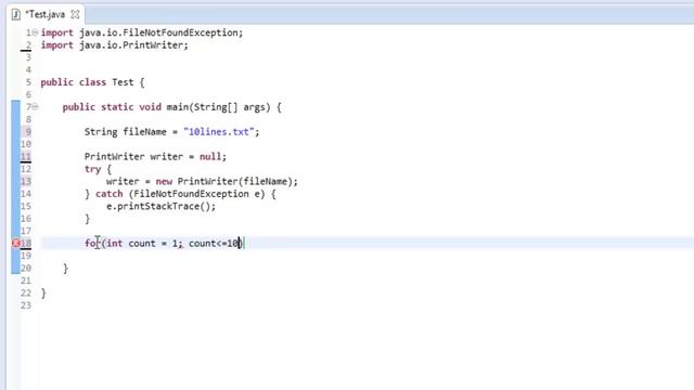 Java - I/O - PrintWriter смотреть онлайн