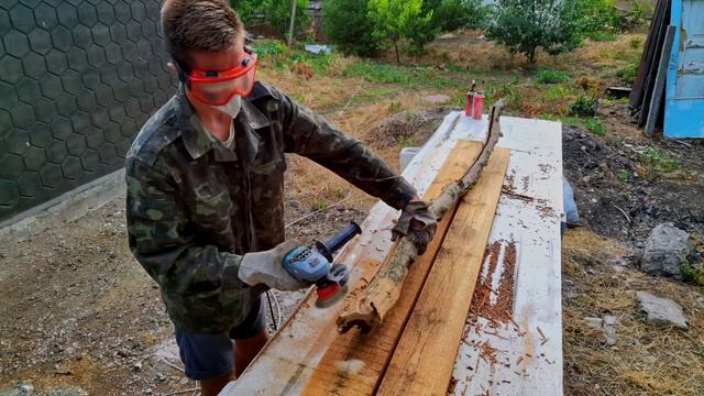 ЛЮСТРА В БЕСЕДКУ ИЗ ОБФЧНОЙ СУХОЙ ВЕТКИ смотреть онлайн