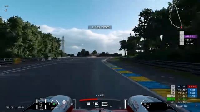 Le Mans Hotlap 3:18.237 [Toyota TS050 Hybrid] BoP & no Tuning смотреть онлайн