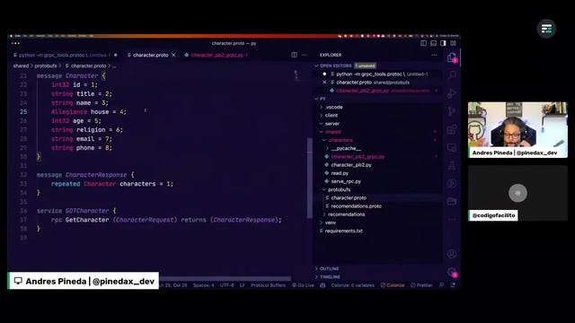 Keynote: Beginning gRPC with Python con Andrés Pineda смотреть онлайн