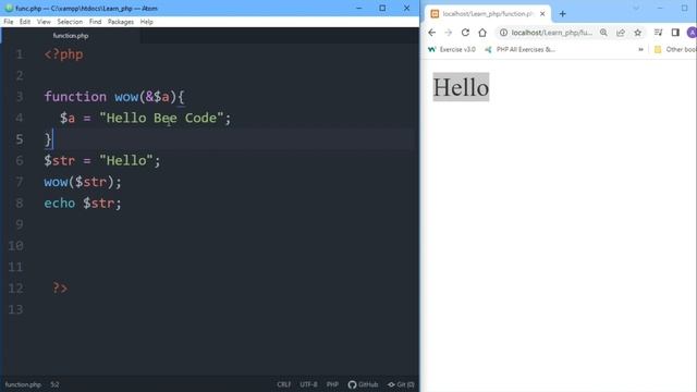 PHP Function Argument By Reference Tutorial in Bangla смотреть онлайн