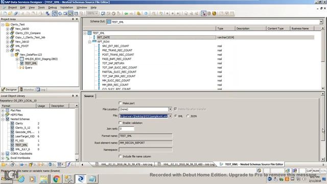 SAP BODS - USING XML AS A SOURCE смотреть онлайн