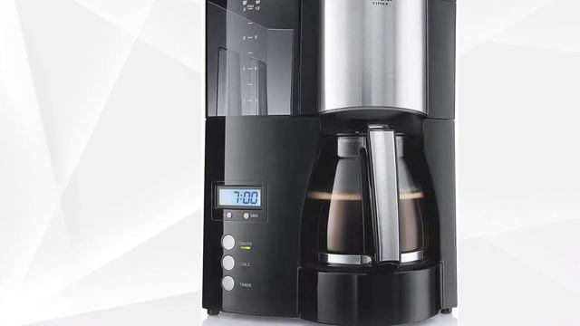 Melitta Optima Timer 1008-01, Cafetera de Goteo con Función Temporizador, Jarra de Vidrio смотреть онлайн