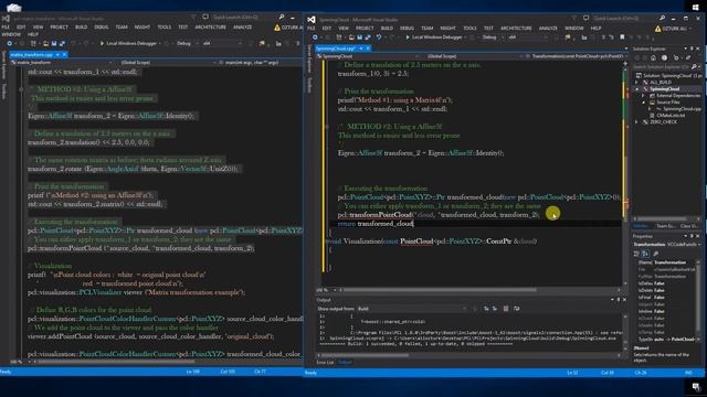 Working on PCL Tutorials (Spinning Cloud)-Part1 смотреть онлайн