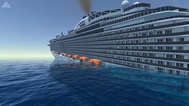 Cruise Ship Crashing and out of control - Cruise Ship Handling смотреть онлайн