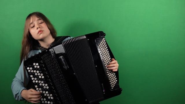Waltz "Autumn Dream" - MARIA TELESHEVA - Button Accordion смотреть онлайн