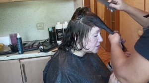 🌈Стрижка Каскад На Кудрявые Волосы