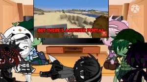 Minecraft reacts to Dream 300 IQ Moments || Part 4 || Gacha Club