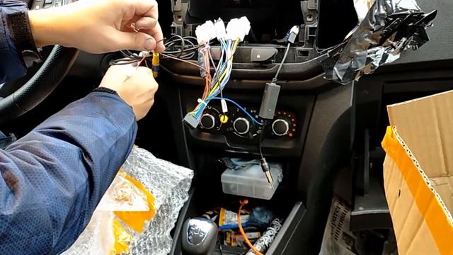 Распаковка и установка магнитолы в ладу икс рей смотреть онлайн
