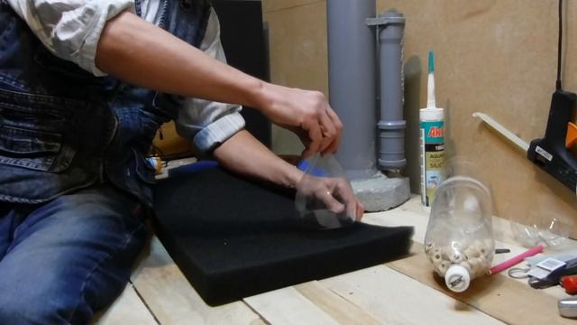 Внутренний аквариумный фильтр своими руками . 1-я часть. смотреть онлайн