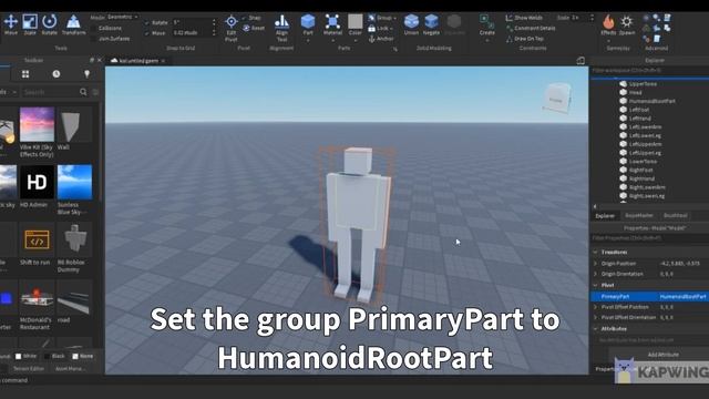 How to make a Custom Rig in ROBLOX Studio смотреть онлайн