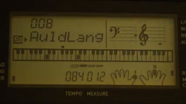 Casio Demo Songs - 008 AULD LANG SYNE смотреть онлайн