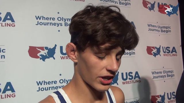 Julian Tagg, 2016 Cadet Freestyle Nationals champion at 100 lbs. смотреть онлайн
