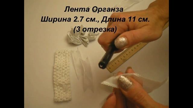 Новогодний Бант для Волос. МК. Канзаши. / DIY. Kanzashi. Headband Snowflake. Flower. Tutorial смотреть онлайн