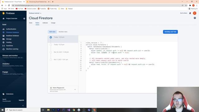 Firestore Rules: How to Restrict Reads/Writes from Auth and Firebase Uid смотреть онлайн