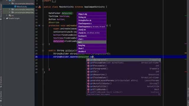 How to Implement Date Picker in Android Studio Hindi/Urdu | Date Picker Lecture #16 смотреть онлайн