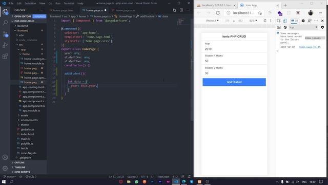 #7 CREATE Operation Front-End Ionic 5 | Ionic 5 PHP MySQL CRUD Operations | Ionic 5 Tutorials смотреть онлайн