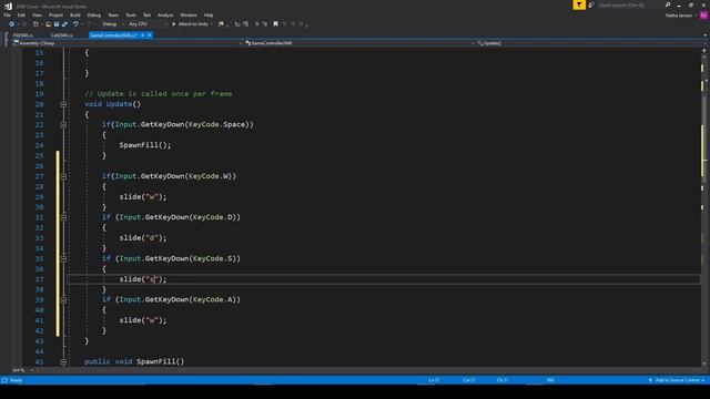 How to Make 2048 in Unity Tutorial Series - Action Event (Lesson 5) смотреть онлайн
