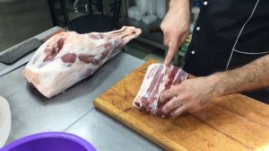 Как разделать седло барашка. Отделить от кости.Седло барашка