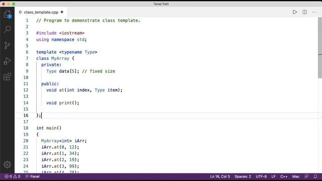 Hands-on Class Template смотреть онлайн