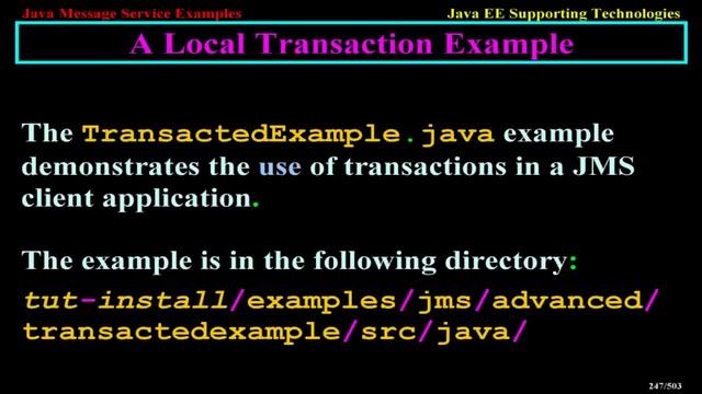 Java Message Service Examples смотреть онлайн