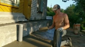 Самый простой способ железнения отмостки