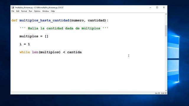 Python - Nivel 18 - Reto 11 - Función múltiplos y función divisores смотреть онлайн