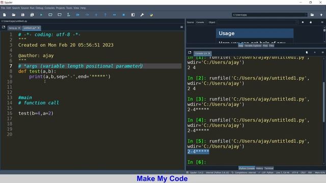 #42 Understanding *args and **Kwargs in Python смотреть онлайн