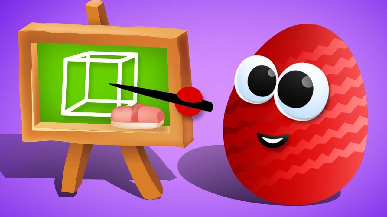 Урок Геометрии в школе. Сборник про Сюрпризы с игрушками Лунтик, фигурки Вспыш и др. смотреть онлайн