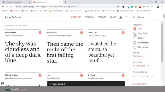 How to Use Google Fonts in Your Website With HTML and CSS | Google Fonts Tutorial смотреть онлайн
