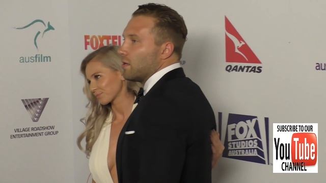 Jai Courtney And Mecki Dent At The Australians In Film's 5th Annual Awards Gala At NeueHouse In Hol
