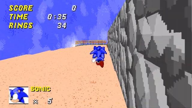 SRB2 Christmas 0.96 Emerald Coast zone gameplay смотреть онлайн