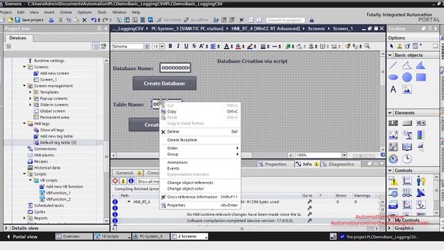 SIEMENS TIA PORTAL - DATABASE SCRIPTING смотреть онлайн