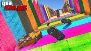 УГАРНЫЙ СПУСК ПО РАДУЖНОЙ ЛЕСТНИЦЕ. ВЗРЫВООПАСНЫЙ ГЛЮК. (GTА 5 ONLINE)