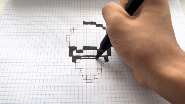 How To Draw Kawaii ICE CREAM step by step | Easy Tutorial | Pixel draws and Pixel art смотреть онлайн