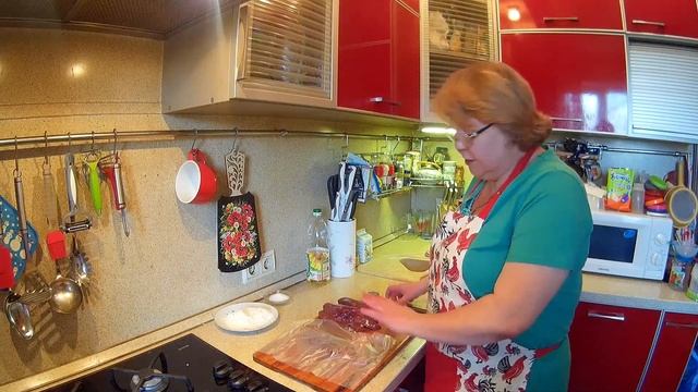 Сочная, Мягкая, Жареная Говяжья Печень. смотреть онлайн