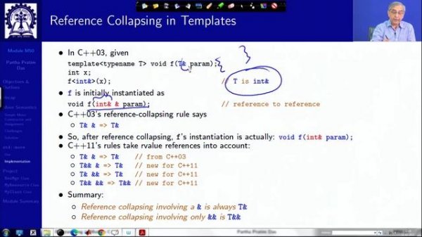 Lecture 50 C++11 and beyond General Features Part 5 Rvalue and Move 2