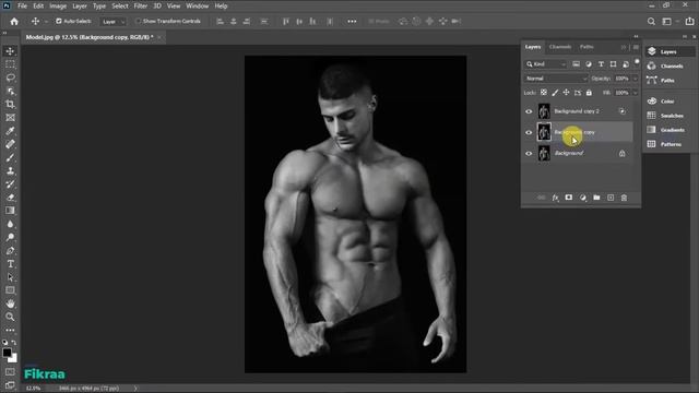 How to apply RGB split Mode to image | Fikraa | Adobe Photoshop | Photoshop tutorials For Biginners смотреть онлайн