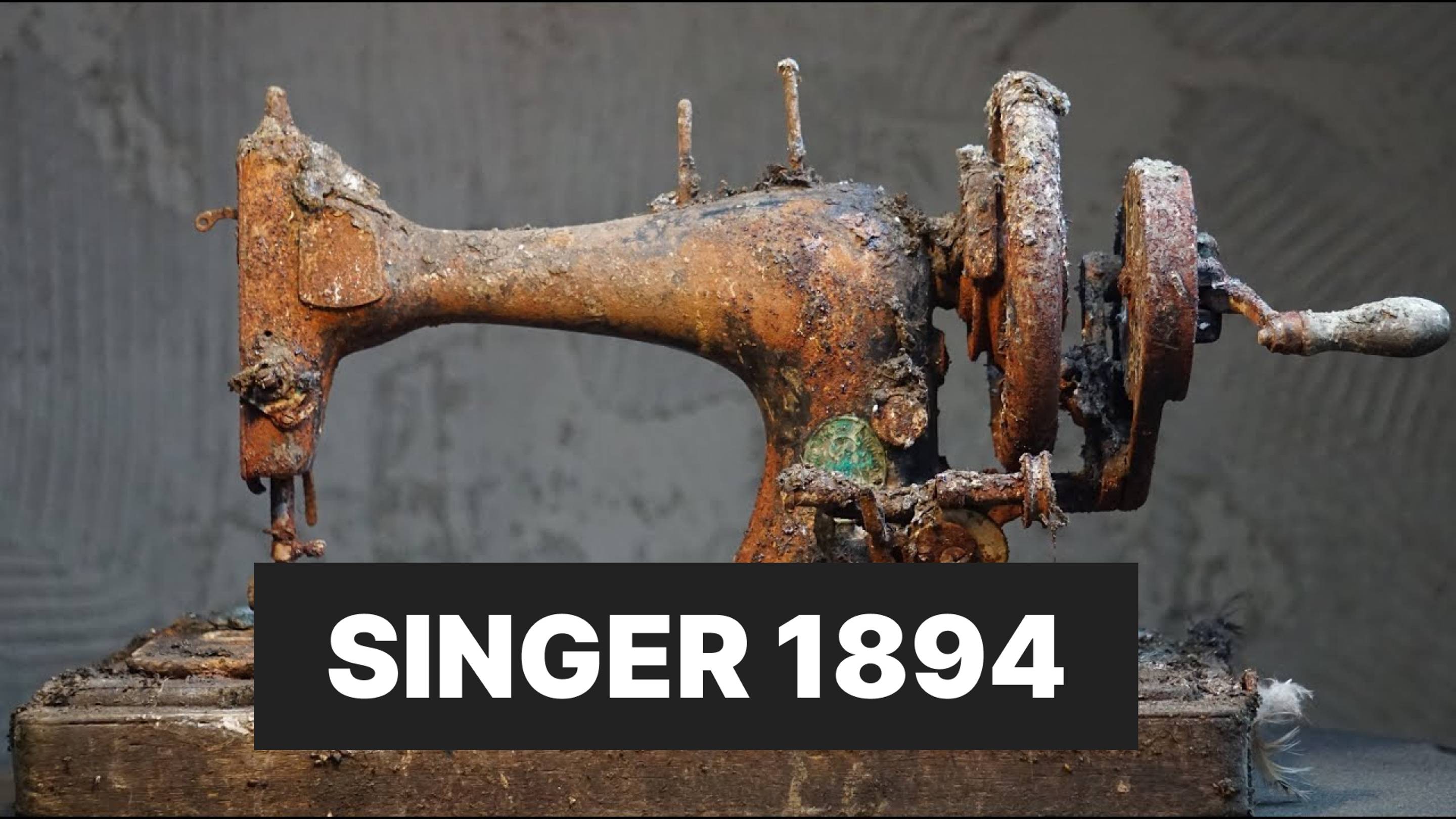 Реставрация швейной машины SINGER 1894 года