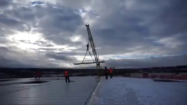 TimeLapse - Cтроительство склада класса А DOCKLAND