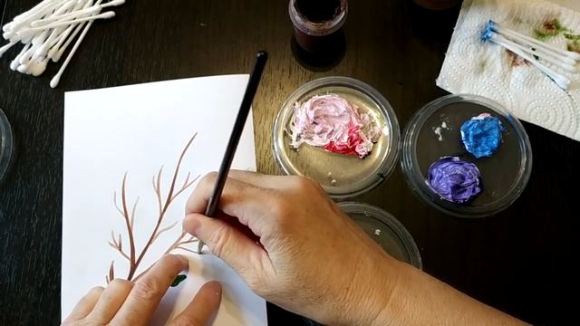 рисуем ватными палочками смотреть онлайн