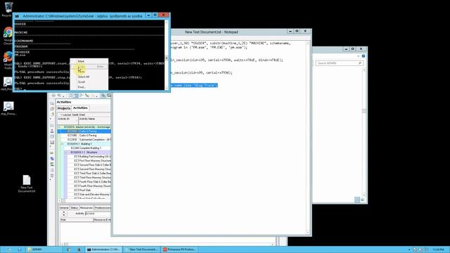 How to do a session trace on P6 Professional connected to an Oracle 12c database using DBMS SUPPORT смотреть онлайн
