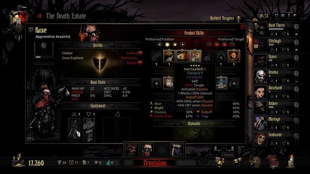Lets play Darkest Dungeon part 2 ( Modded playthrough ) Into the Arsonist смотреть онлайн