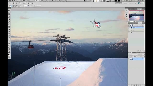 Test driving Adobe Photoshop CS5's Content aware fill tool смотреть онлайн