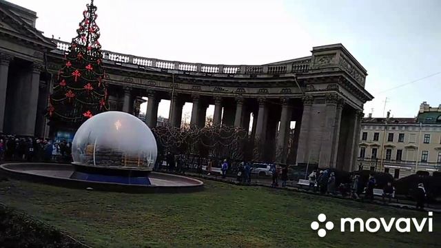 Новогодний Питер 2020. Казанский собор. смотреть онлайн