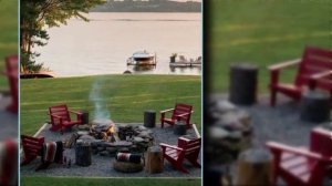 Костер. Очаг для костра на даче