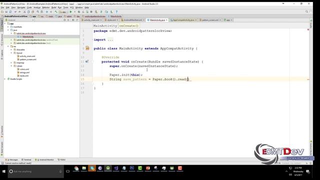 Android Studio Tutorial - Pattern Lock View смотреть онлайн