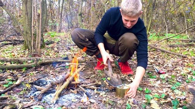ЗЕМЛЯНКА В ЛЕСУ! КАК ОТКРЫТЬ БАНКУ БЕЗ НОЖА?ПРОВЕРИЛ ЛОВУШКУ НА ФАЗАНА! смотреть онлайн