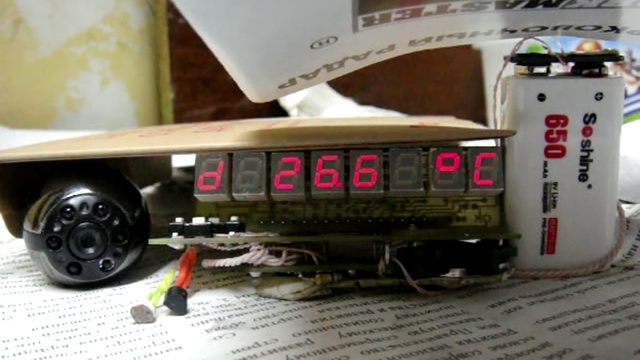 Часы будильник термометр Анимированные mega8 самоделка 02 смотреть онлайн