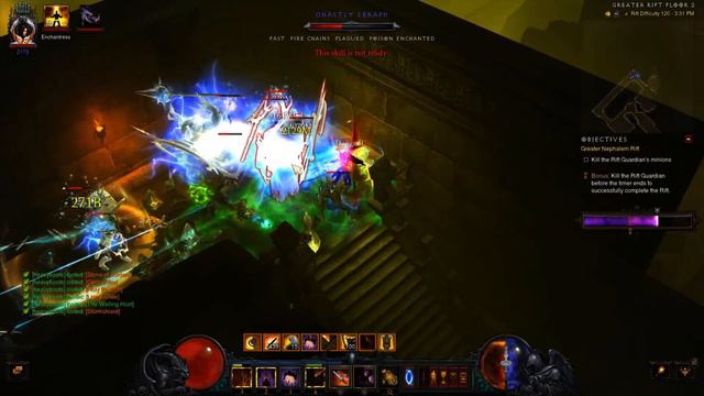 Impale Demon Hunter | GR 120 solo | Season 19 | Diablo 3 смотреть онлайн